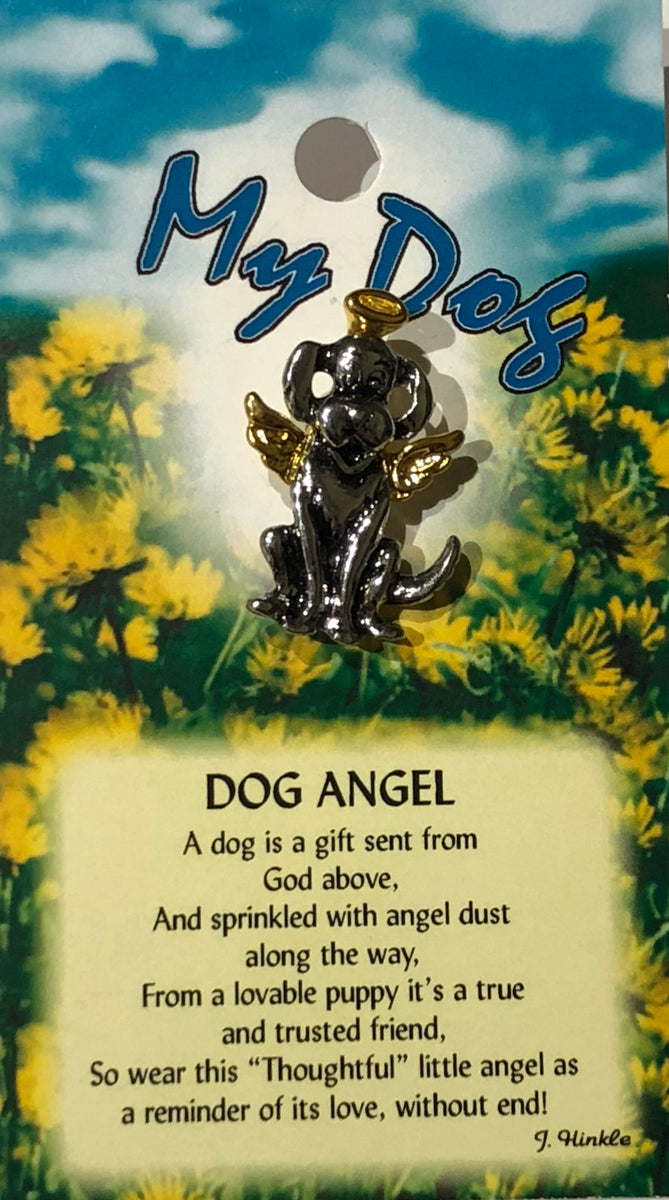 Dog Angel Pin Keepsakes and Memories Inc.
