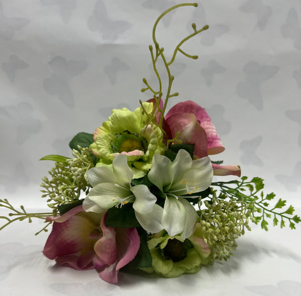 Freesia, Anemone and Orchids Bouquet