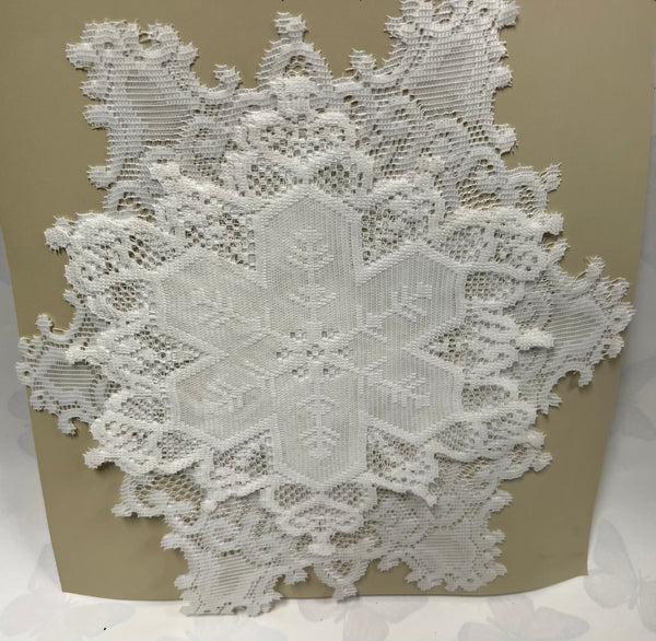 Snowflake -Lace Window Accents