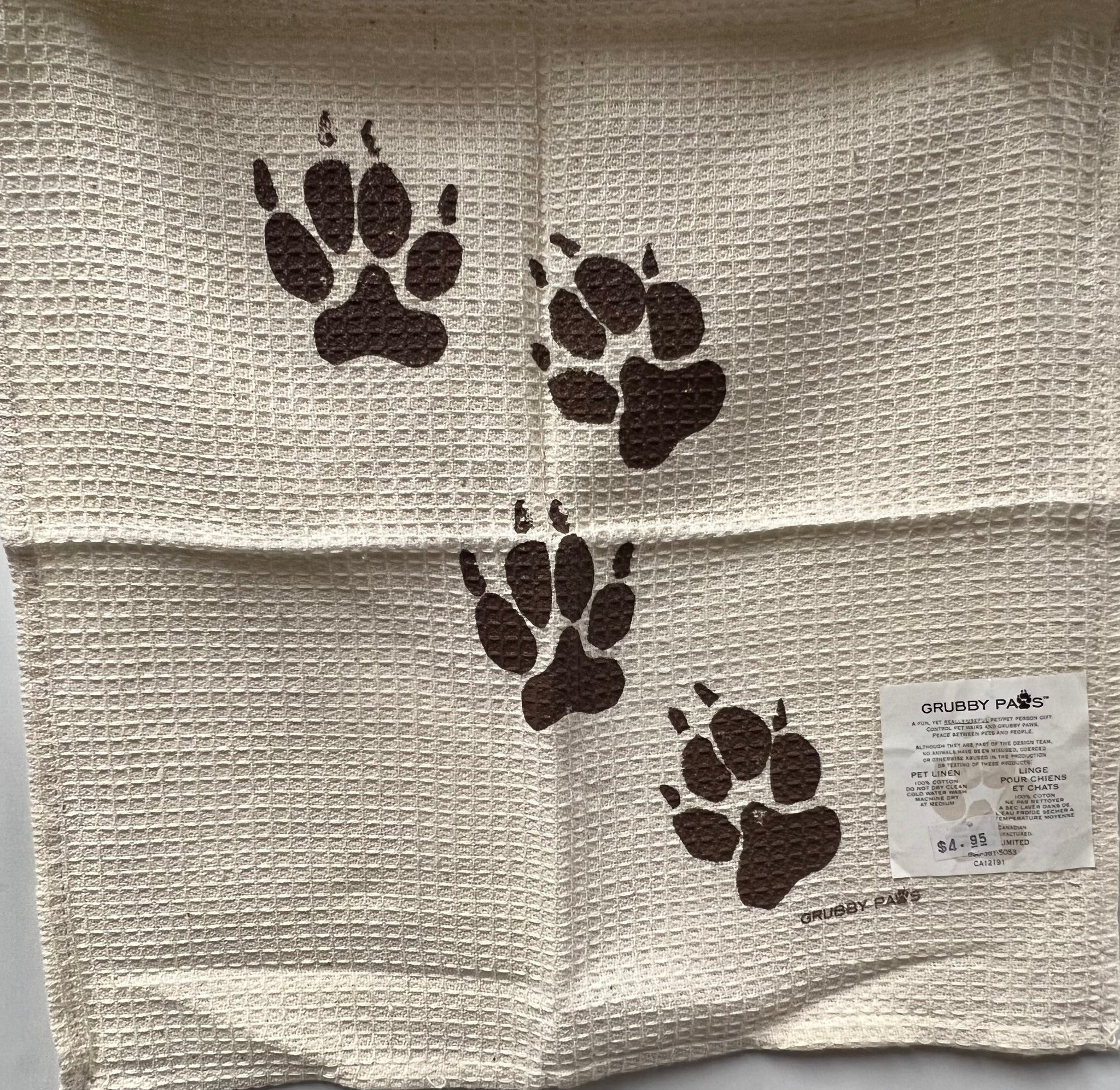Dishcloth- Paw Print