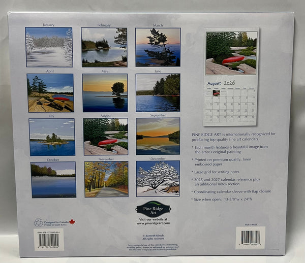 2026 Calendar -Northern Getaway