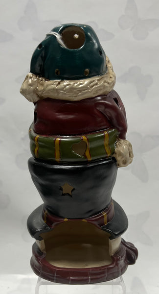 Snowman Tea Light Candle Holder