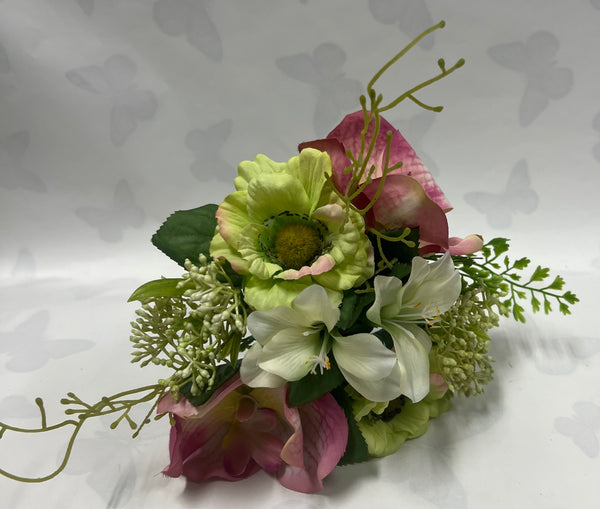 Freesia, Anemone and Orchids Bouquet