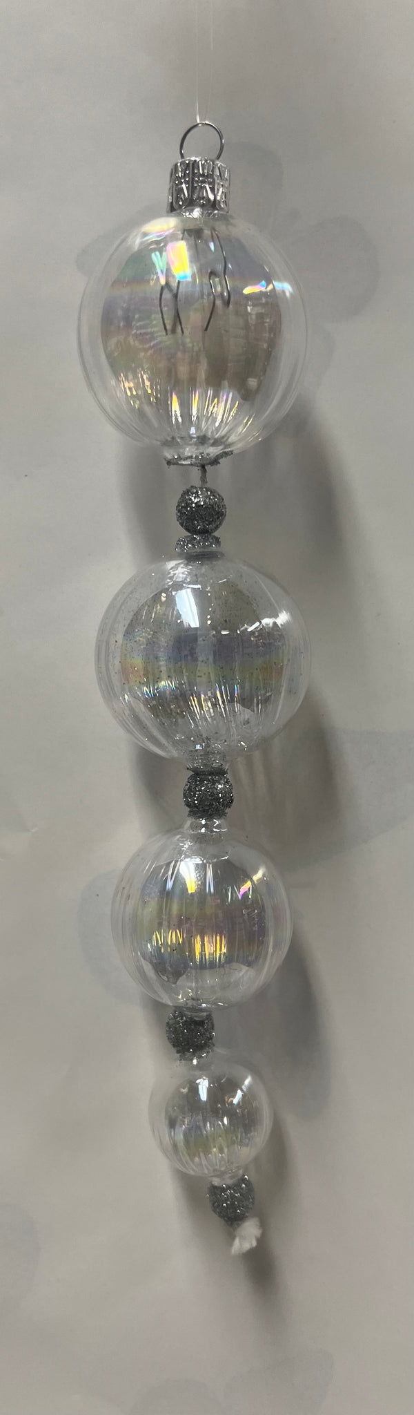 Iridescent Glass Ornament