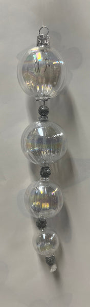 Iridescent Glass Ornament
