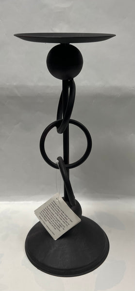 Metal Pillar Candle Holder