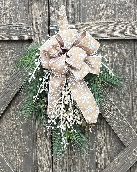 Winter Snowfall Swag