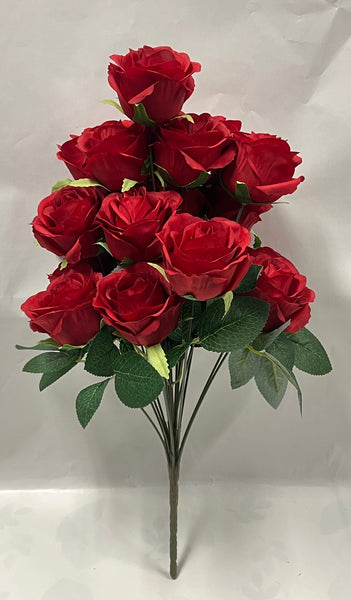 Artificial Rose Bush -Red