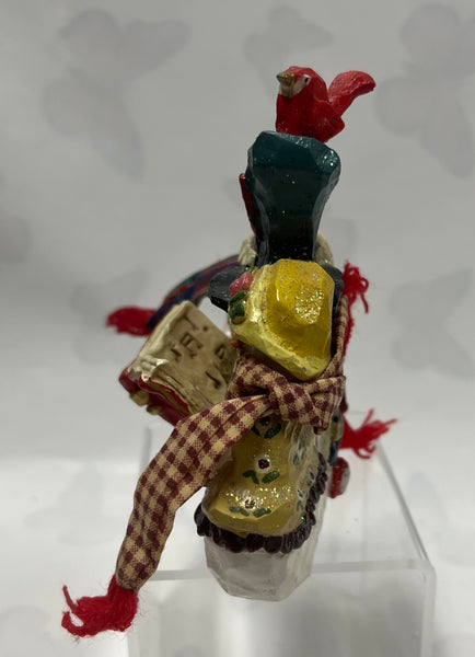 Caroling Snowman Figurine