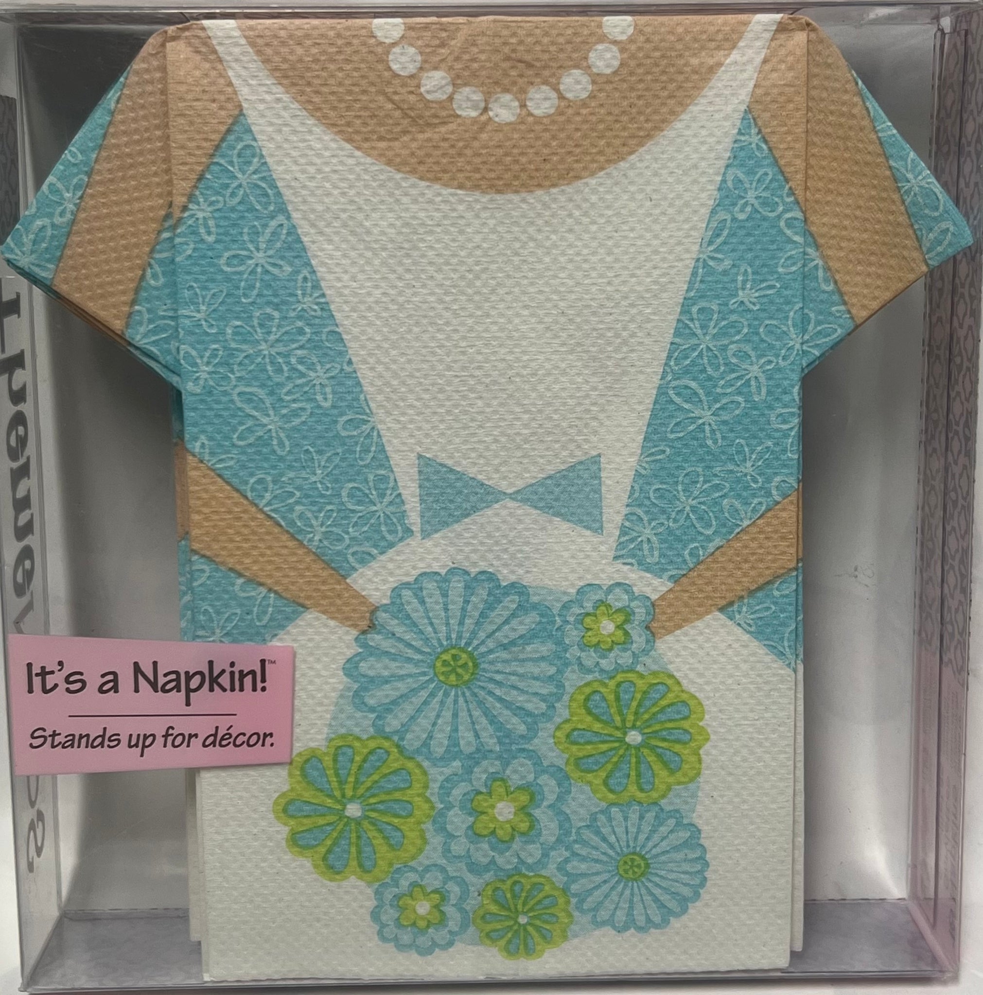 Stand Up Napkins -Bride Blue