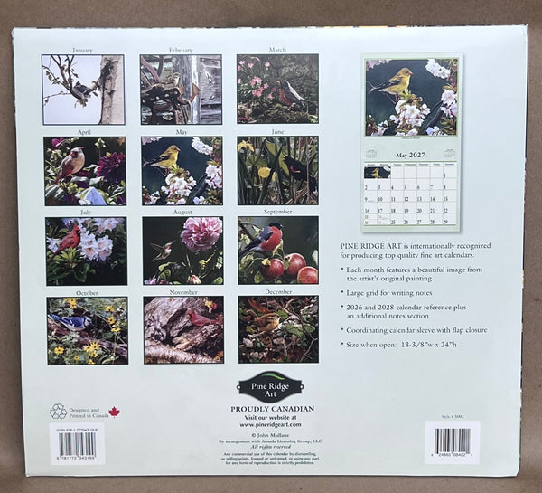 2027 Calendar -Wings Of Nature