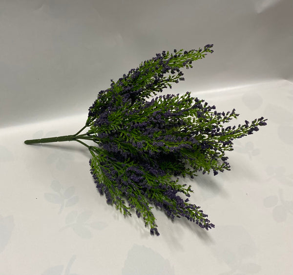 Mini Artificial Heather Bush -Lavender