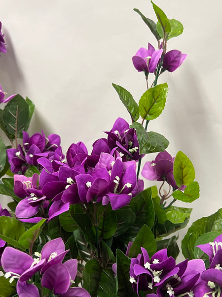 Artificial Bougainvillea Hanging Vine -Purple