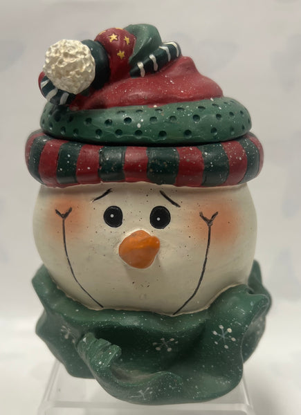 Snowman Candle Holder