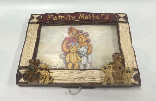 Family Matters Frame -Boyd's Bear