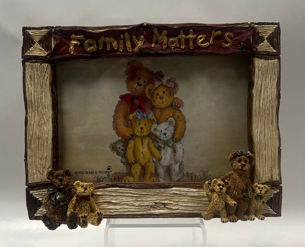 Family Matters Frame -Boyd's Bear