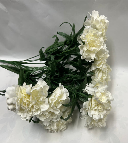 Carnation Bush -White (Off White)