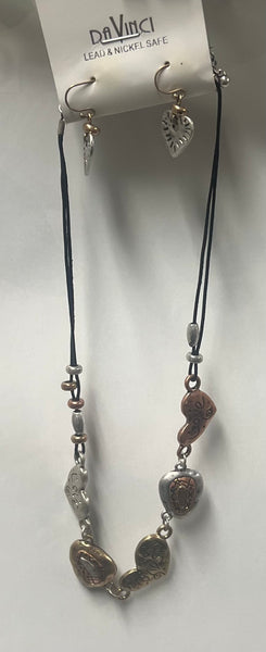 Necklace/ Earring Set -Heart