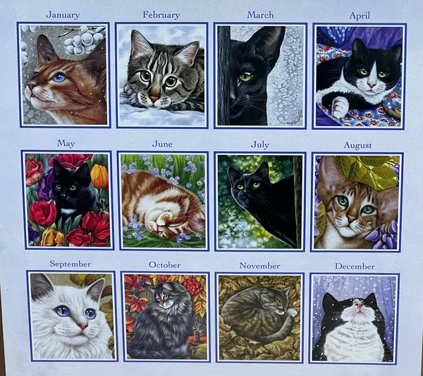 2027 Calendar The Cat's Meow -Narrow Vertical