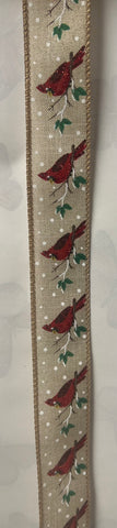 Snowy Branch -Red Cardinal