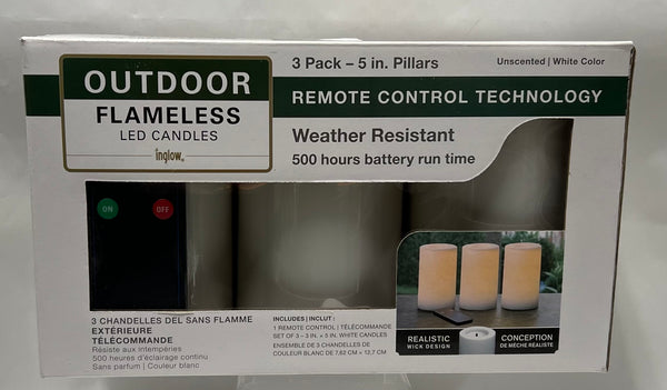 Outdoor Flameless LED Candles -Unscented