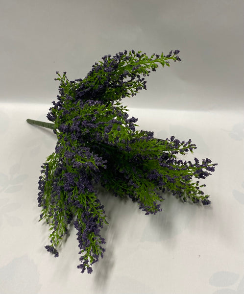 Mini Artificial Heather Bush -Lavender