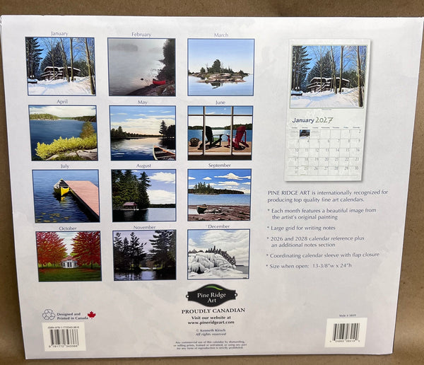2027 Calendar -Northern Getaway