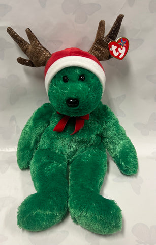 TY Beanie Buddy -2002 Holiday Teddy