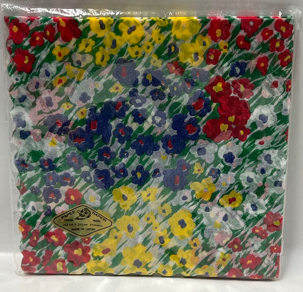 Rice Paper Napkins -Bright Florals