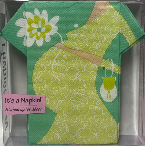 Stand Up Napkins -Glowing Green