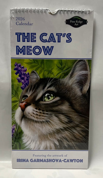 2026 Calendar The Cat's Meow -Narrow Vertical