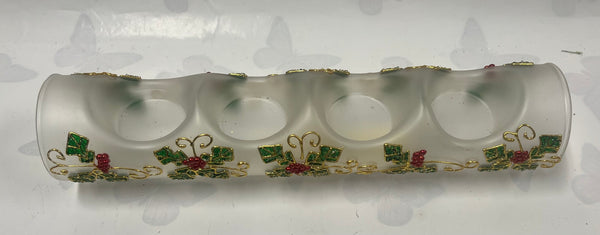 Holly Tea Light Candle Holder