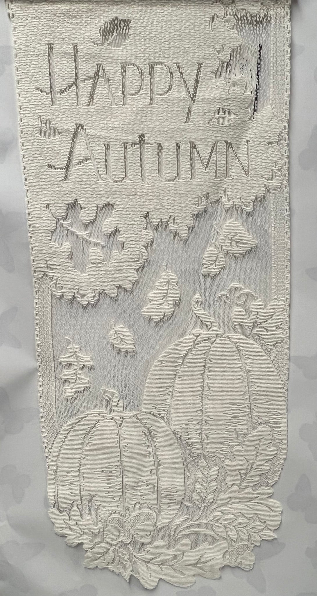 Happy Autumn -Lace Wall Hanging