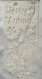 Happy Autumn -Lace Wall Hanging