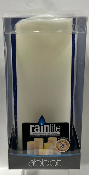 Rainlite Indoor/Outdoor LED Candle -9” (3”x9”)