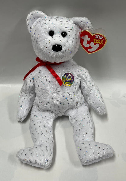 TY Beanie -Decade (White)