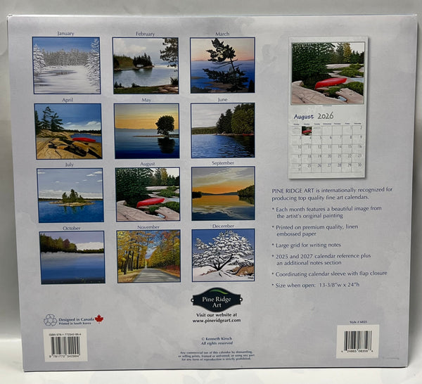 2026 Calendar -Northern Getaway