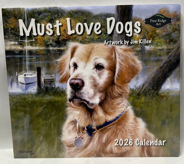 2026 Calendar -Must Love Dogs
