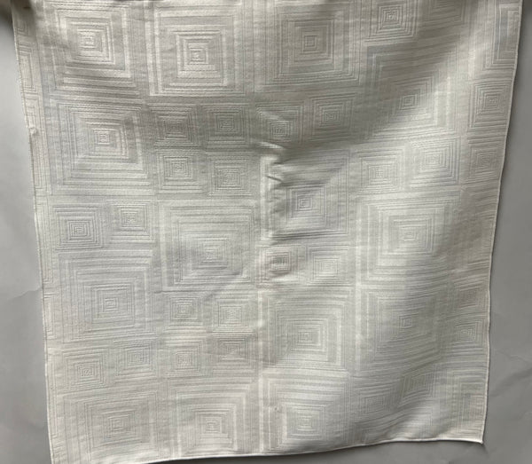 Cloth Napkin -Off White -Infinity Squares
