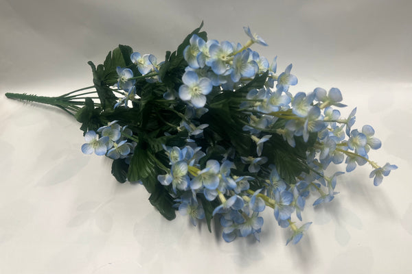 Artificial Forget-Me-Not Bush -Blue