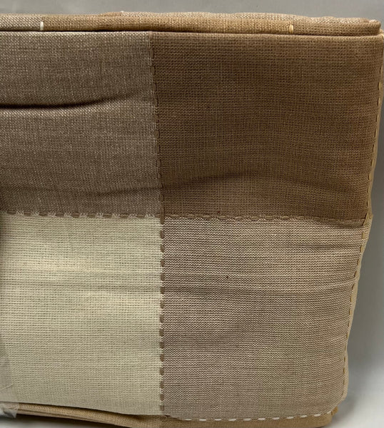 Table Cloth- Caribbean Check -Natural/ Light Beige/ Dark Beige