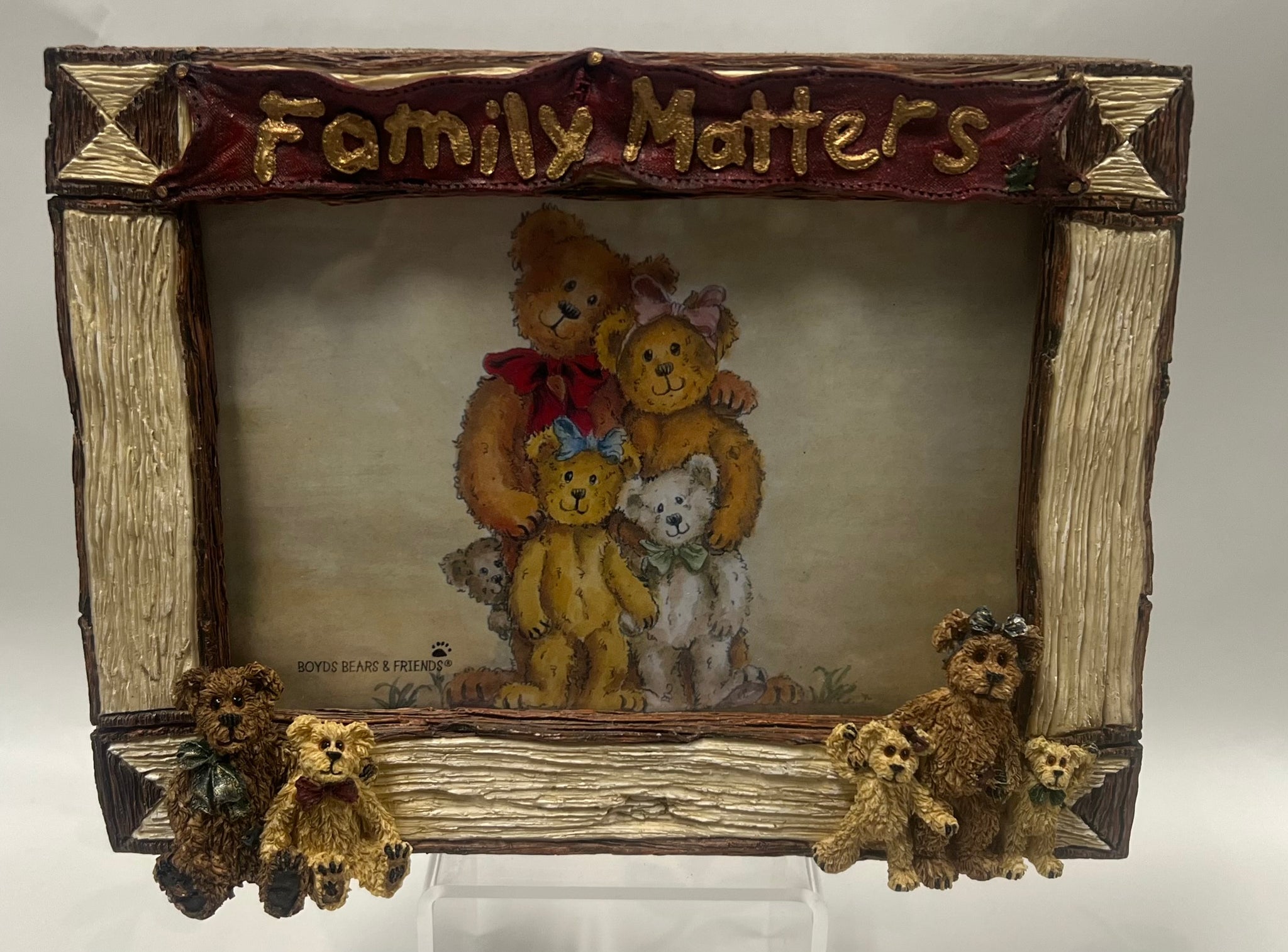 Family Matters Frame -Boyd's Bear