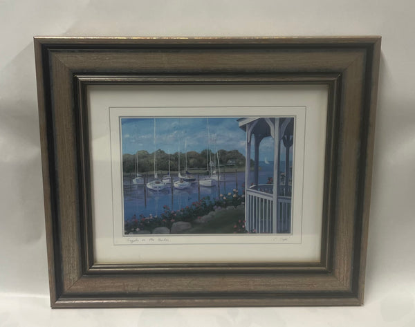 Gazebo On The Harbour Print