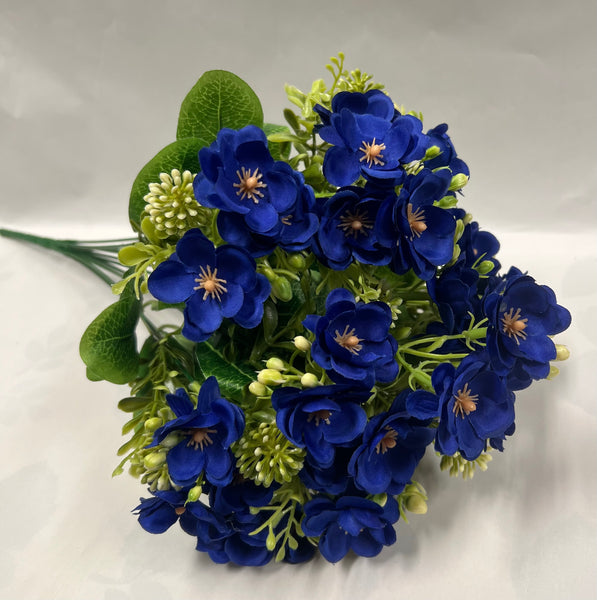 Blossom Bush -Royal Blue