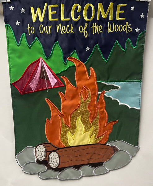 Our Neck of the Woods -Small Flag