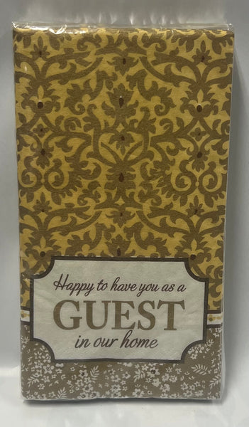 Guest Towel Napkin- Welcome Guest