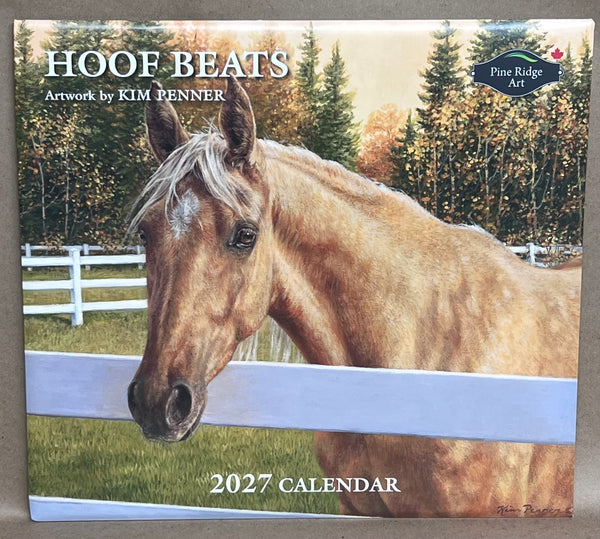 2027 Calendar -Hoof Beats
