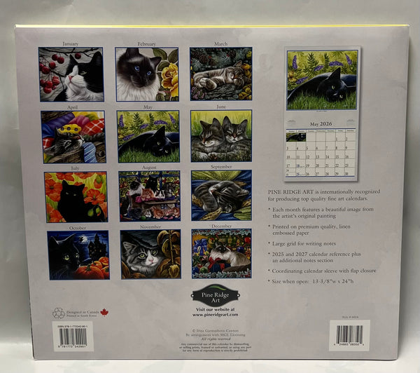 2026 Calendar -The Cat’s Meow