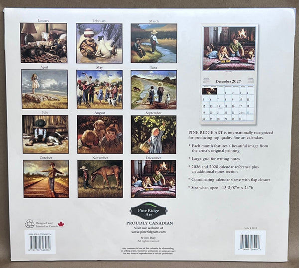 2027 Calendar -Bygone Days
