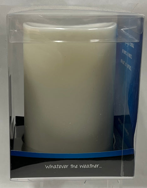 Rainlite Indoor/Outdoor LED Candle -5” (3”x5”)